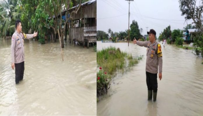 Curah Hujan Tinggi dan Tanggul Pecah, Desa Paya Bagas Sergai Dilanda Banjir