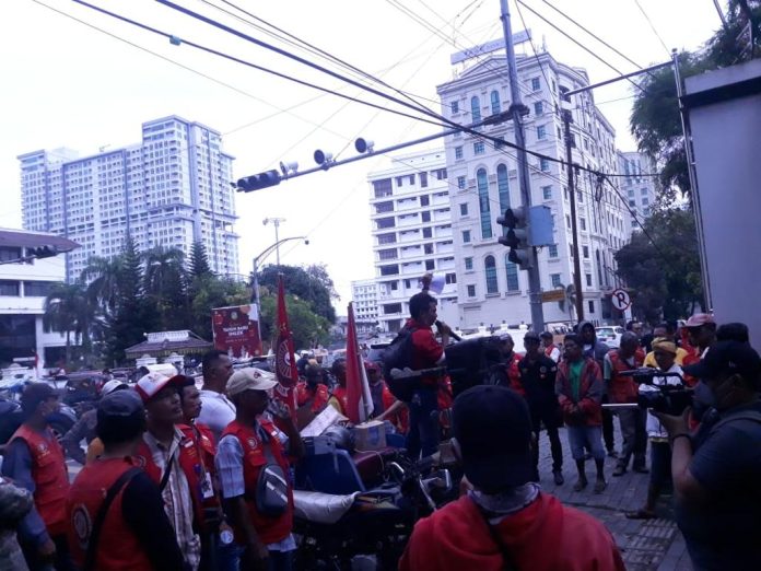 DPP Satu Betor Demo Kantor Wali Kota dan DPRD Medan, Ini Tuntutannya