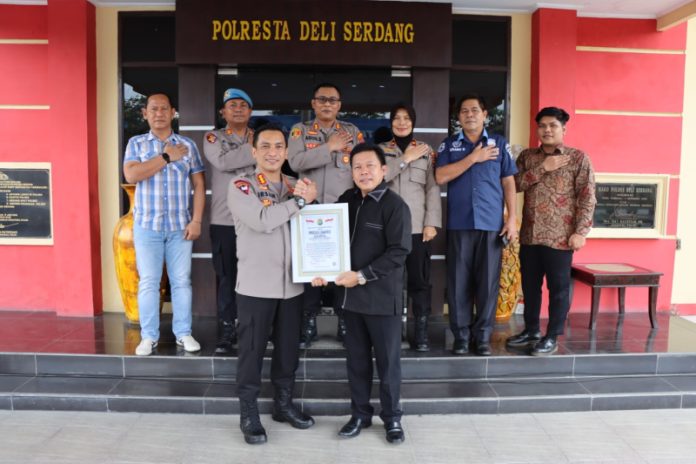 Polresta Deli Serdang Raih Presisi Award dari Lemkapi