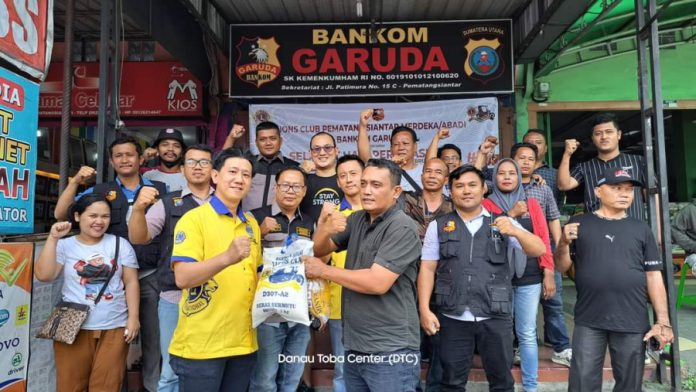 HPN 2023, Bankom Garuda Bersama Lions Club Siantar Berbagi Kasih dengan Insan Pers