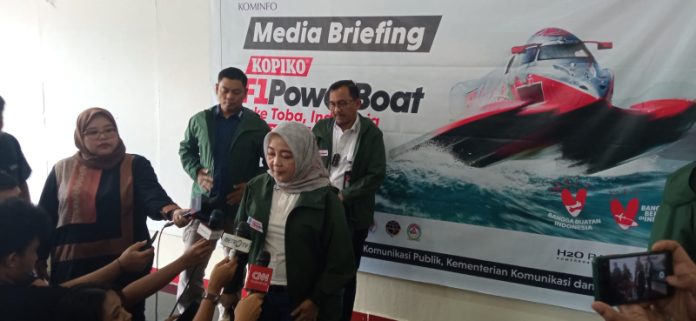 Persiapan F1 Powerboat Lake Toba Sudah 100 Persen
