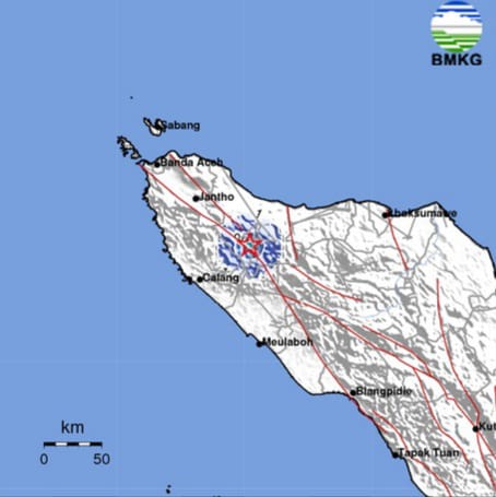 Kabupaten Pidie Jaya Aceh Diguncang Gempa Bumi Magnitudo 3,6