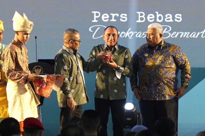 Gubernur Sumut Sampaikan ke Presiden, Pers Tertua di Indonesia dari Sumatera Utara