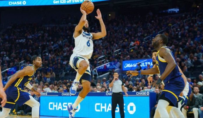 Golden State Warriors Takluk dari Timberwolves