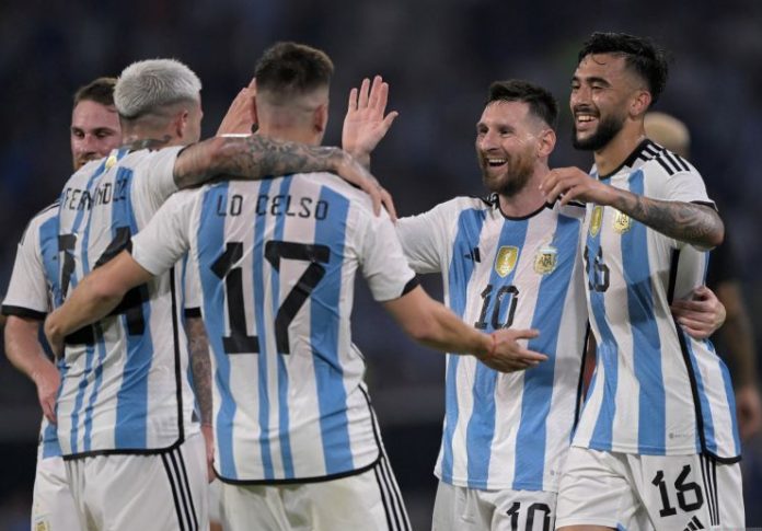 Lionel Messi Cetak Trigol saat Argentina Bantai Curacao 7-0