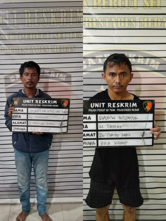 Dua Pencuri Spesialis di Depan Pintu Tol Diciduk Polisi di Medan