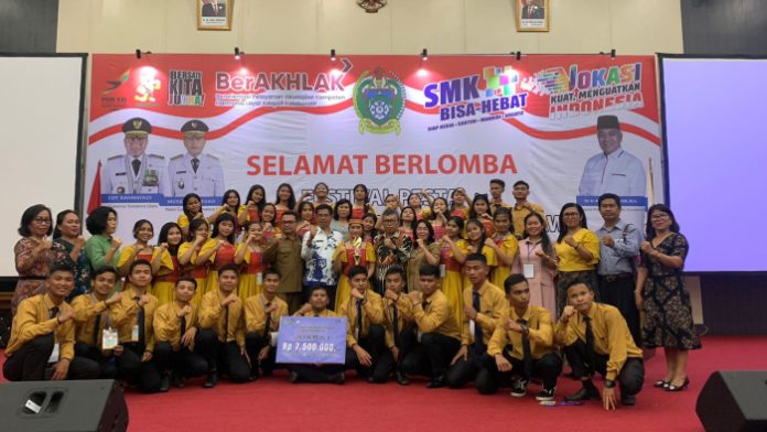 SMKN 1 Sidikalang Raih Juara 1 Pesparawi 2023 Tingkat SMA/SMK se-Sumut