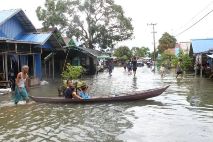 17.257 Rumah Terendam Banjir di Banjar Kalsel