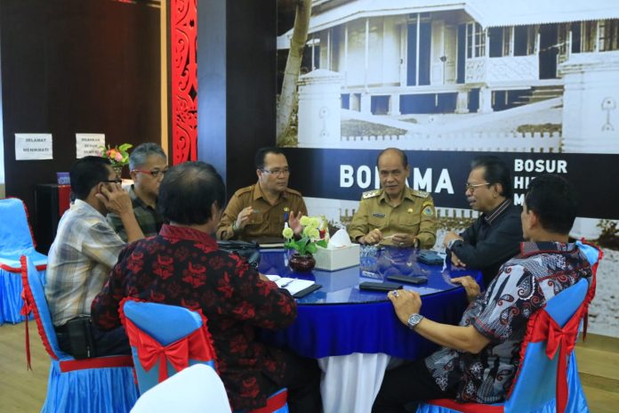 Pengurus Parna se-indonesia audiensi ke Wakil Bupati Samosir, Selasa (28/3/2023) .(f:ist/mistar)