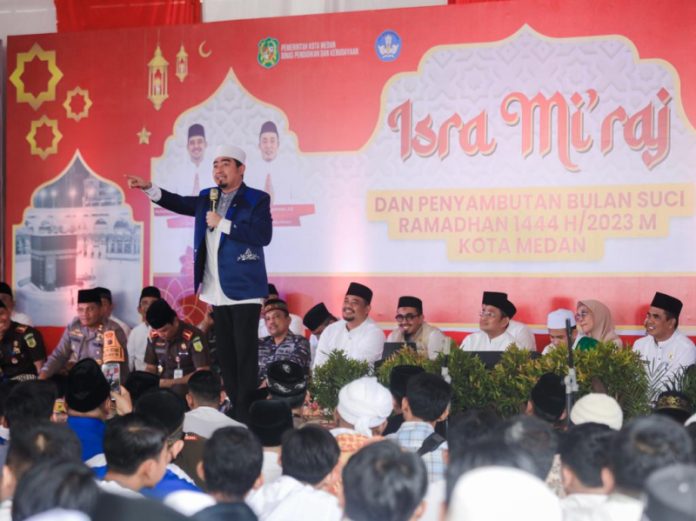 Peringatan Isra Mi'raj 1444 H, Bobby Nasution: Jaga Keluarga Kita Dari Penyalahgunaan Narkoba