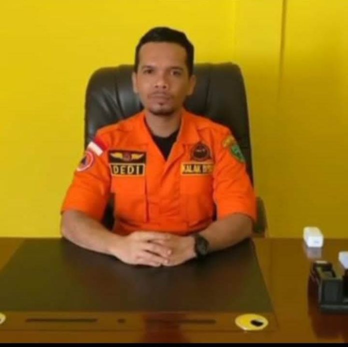 Kepala Pelaksana (Kalaksa) Dedi Iriansyah Badan Penanggulangan Bencana Daerah (BPBD) Kota Padangsidimpuan. (f:ist/mistar)