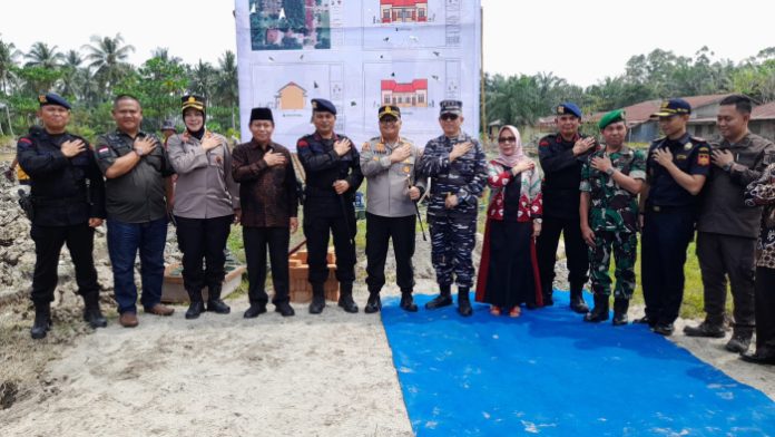 Pembangunan Rumah Dinas Kompi 3 Batalyon B Sat Brimob, Wali Kota Tanjungbalai: Jaga Fasilitas Yang Diterima