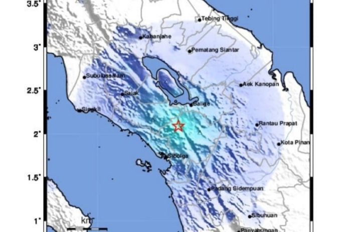 Gempa Magnitudo 3,2 di Tapanuli Utara, Kepala BPBD: Tidak Ada Bangunan Rusak