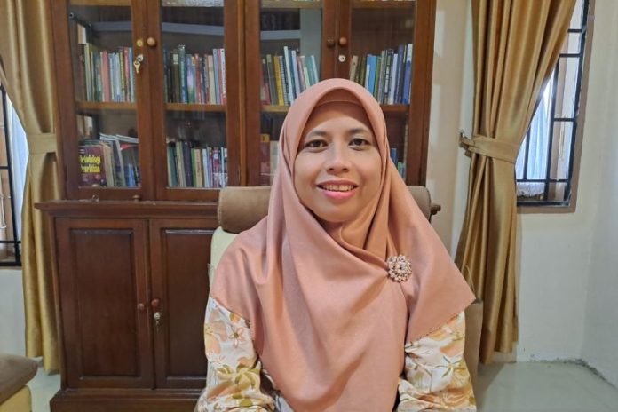 Akademisi sekaligus Ketua Program Studi Ilmu Politik Fakultas Ilmu Sosial Ilmu Politik (FISIP) Universitas Andalas (Unand) Sumatera Barat (Sumbar) Dewi Anggraini. (ANTARA/HO-Pri).