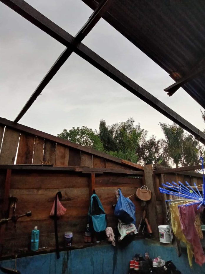 Puluhan Rumah dan Tanaman di 2 Desa di Dairi Rusak Diterjang Putiung Beliung