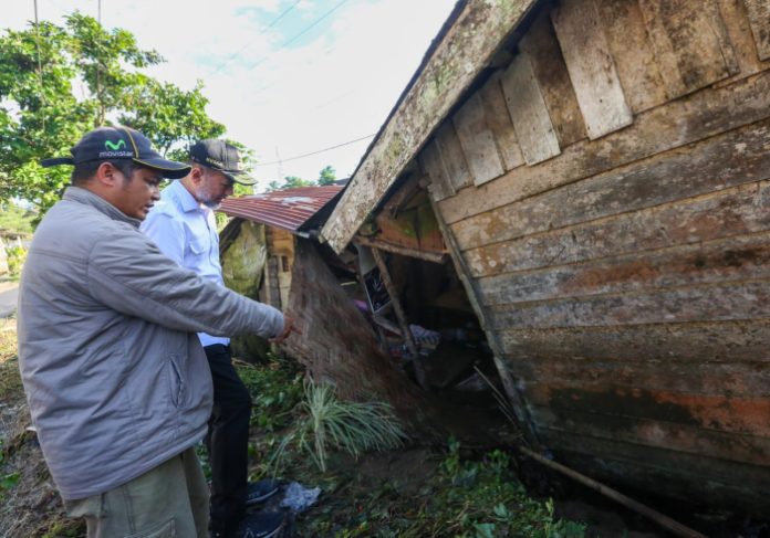 Tinjau Dampak Banjir Bandang di Sibolangit, Wagub Ijeck Minta Warga Lebih Waspada