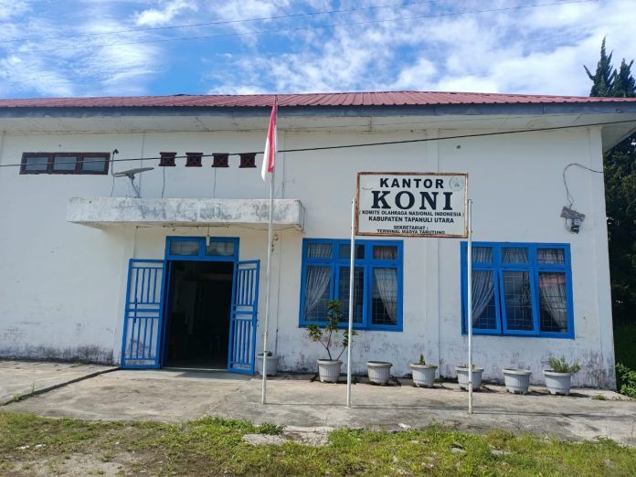 Kantor KONI Kabupaten Tapanuli Utara. (f:fernando/mistar)