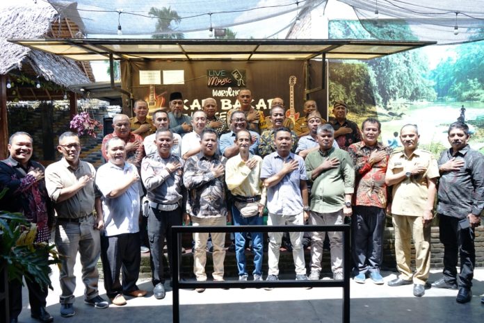 Foto bersama pimpinan 14 etnis di Asahan jelang kegiatan PSBD. (f:Istimewa/mistar)