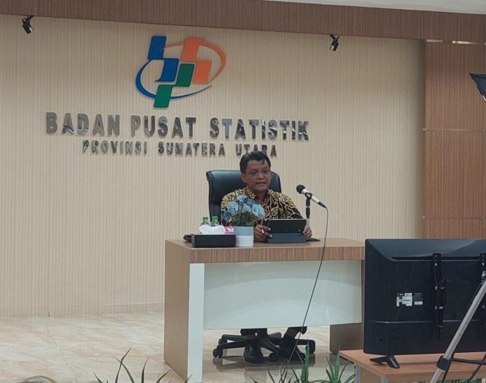 Kepala Badan Pusat Statistik (BPS) Provinsi Sumatera Utara (Sumut), Nurul Hasanudin. (f:dok/mistar)