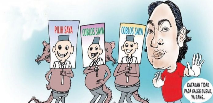 Ilustrasi pemilu di Indonesia