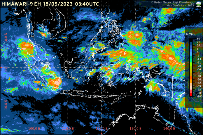 pencitraan satelit prakiraan cuaca di sumut