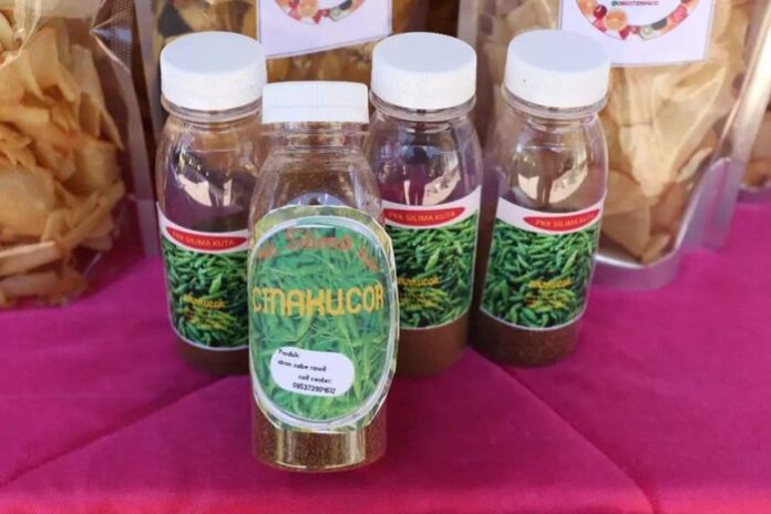 Desa Silima Kuta mulai kembangkan produk rumahan olahan abon cabai (f:ist/mistar)