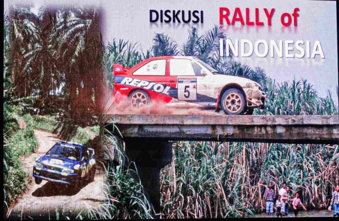 ilustrasi diksusi rally Indonesia.
