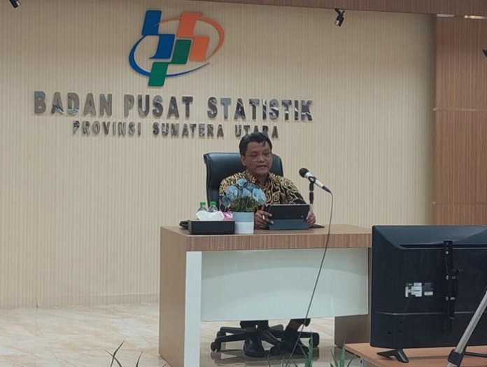 Kepala Badan Pusat Statistik Sumatera Utara, Nurul Hasanudin (f:ist/mistar)