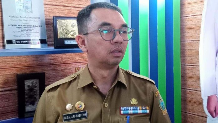 Kepala Dinas PMPTSP Provinsi Sumatera Utara (Sumut) M Faisal Arif Nasution.
