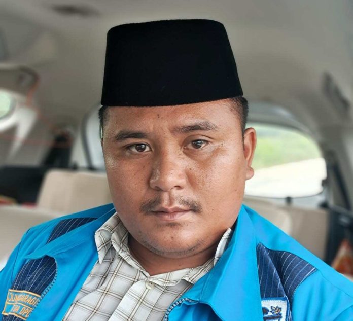 Ketua KNPI Kabupaten Simalungun Juni Pardomuan Saragih.