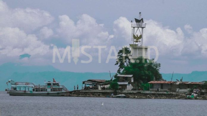 Lokasi wisata Danau Toba, Parapat di sekitar Pesanggerahan Bung Karno.