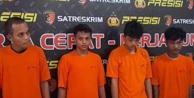 Polisi Berhasil Menangkap Empat Pelaku Perampokan di Gerbang Tol Amplas Medan