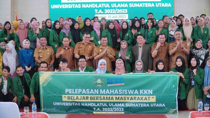 103 Mahasiswa KKN Tematik UNUSU Dilepas, Bupati Deli Serdang Letak Kabupaten Deli Serdang Sangat Strategis