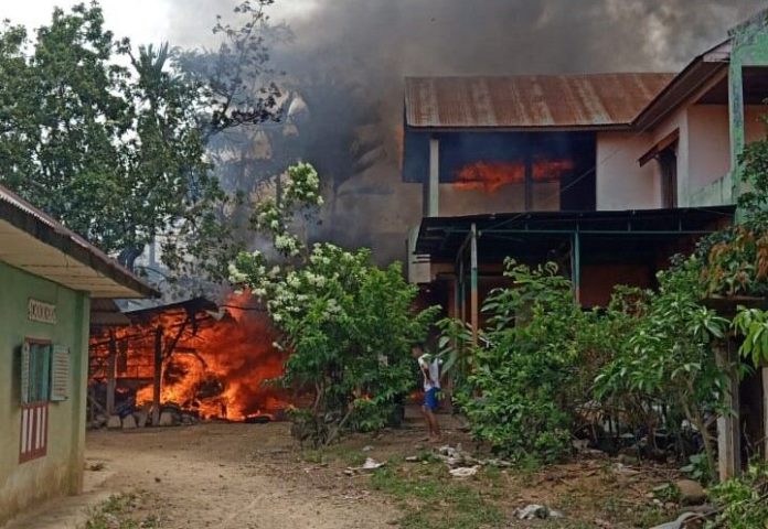 3 Unit Rumah di Padang Sidempuan Hangus Terbakar.