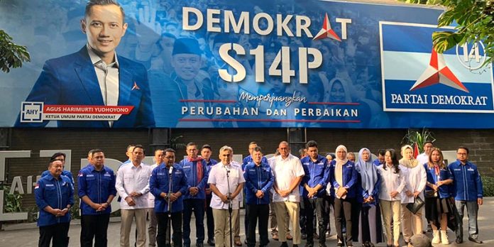 Pengurus Partai Demokrat dan Gerindra bertemu bahas pemilu 2024 (f:ist/Mistar)