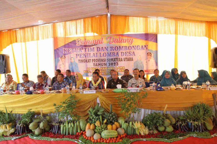 Desa Rawang Lama Wakili Kabupaten Asahan Ikuti Penilaian Desa Terbaik Tingkat Sumut