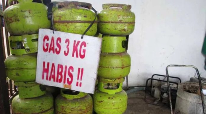 Ilustrasi Gas Elpigi 3 Kg Langka.