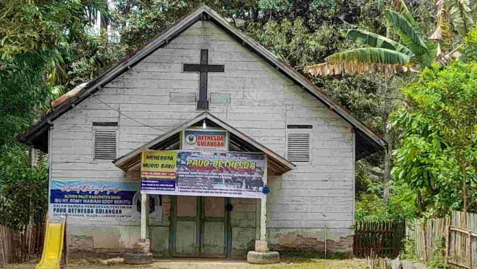 PAUD Bethesda di Desa Pandiangan, Kecamatan Lae Parira, Kabupaten Dairi.