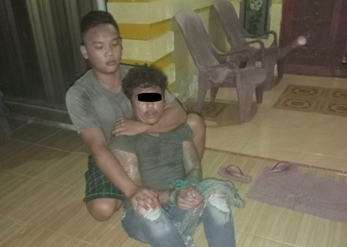 Pelaku pencurian sepeda motor diamankan di rumah pensiunan TNI di Deli Serdang.