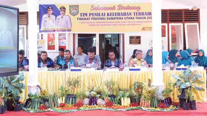 Penilaian Kelurahan Terbaik tingkat Provinsi Sumatera Utara.