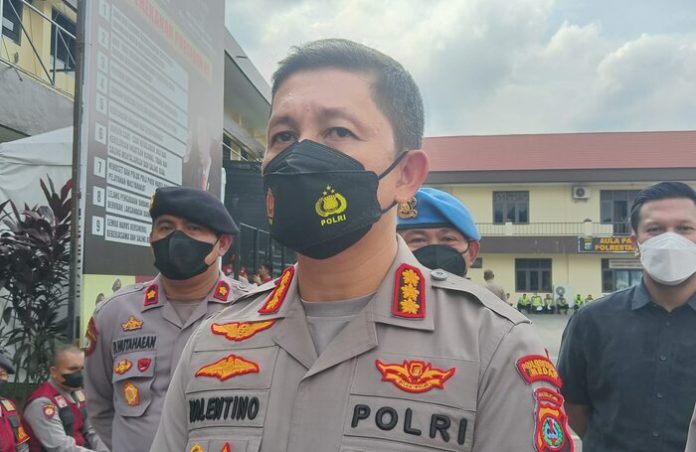 Kapolrestabes Medan Kombes Pol Valentino Alfa Tatareda. (f: ist/mistar)