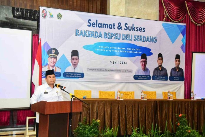 Rakerda BSP, Sekda Deli Serdang Ponpes Dapat Menciptakan Pemimpin yang Unggul