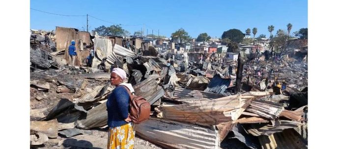 Ribuan Rumah Terbakar di Afsel, 1 Tewas dan 3.000 Orang Kehilangan Tempat Tinggalnya