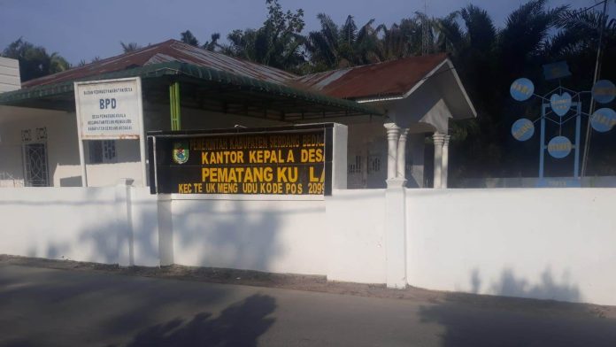 kantor Desa Pematang Kuala di Sergai.
