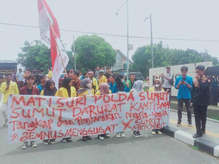 Bemnus Datangi Polda Sumut Minta Serius Tangani Kasus Begal dan Curanmor