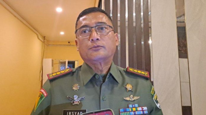 Danpomdam Jaya Kolonel CPM Irsyad Hamdie Bey Anwar (f:ist/mistar)