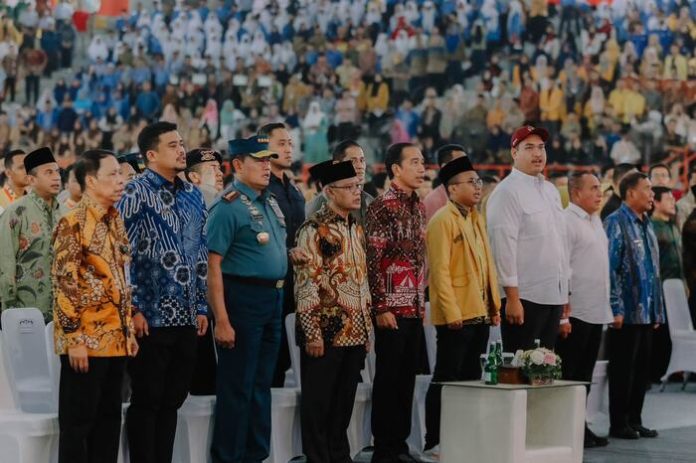 Presiden Jokowi menghadiri Muktamar Ikatan Pelajar Muhammadiyah (f:bobby/mistar)