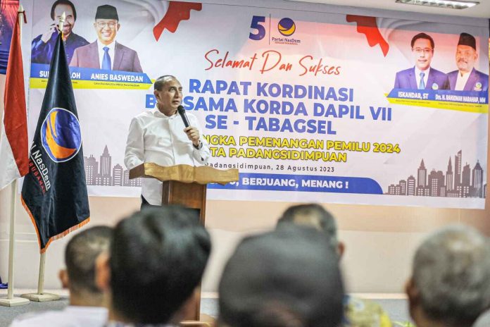 Jelang Pemilu 2024, Gubernur Edy Sindir Target Kursi Partai Nasdem di DPRD Sumut
