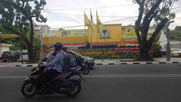 Kantor DPD Partai Golkar Sumatera Utara.