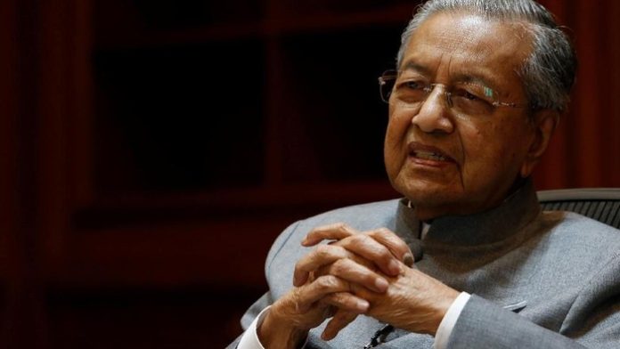 Mantan Perdana Menteri Malaysia (PM) Mahathir Mohamad.